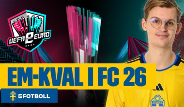 LIVE 13:00 EM-kval eFotbollslandslaget #FC26 #eEURO2025