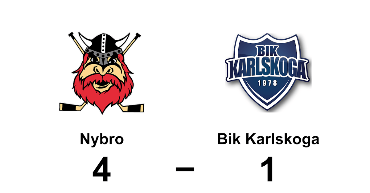 Nybro vann på hemmaplan mot Bik Karlskoga - Västerbottens-Kuriren