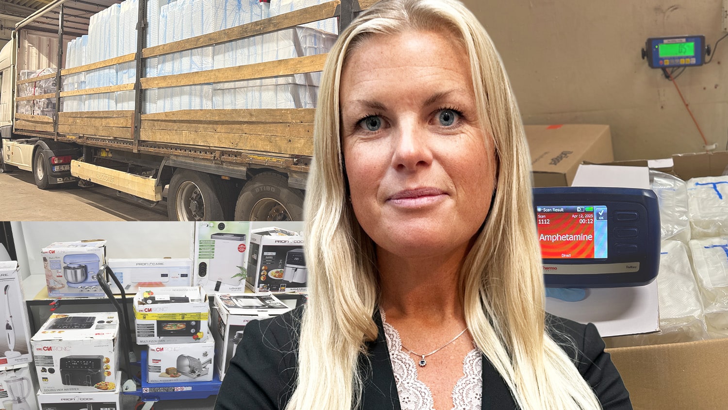 Knarklast för 150 miljoner - "skulle till Clas Ohlson"