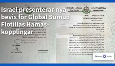 Israel presenterar nya bevis för Global Sumud Flotillas Hamas-kopplingar
