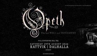 Opeth till Dalhalla 2026 med exklusiv spelning!