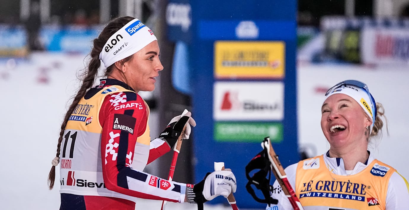 Dubbelt svenskt på pallen – men Skistad var starkast