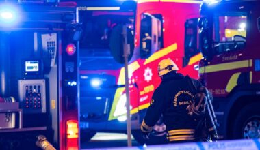 Två till sjukhus efter misstänkt mordbrand i Helsingborg