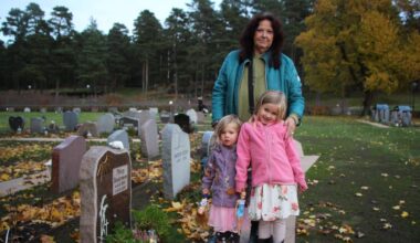 Många besökte begravningsplatsen – Gunilla tände ljus vid sin mammas grav med barnbarnen - Mariestads-Tidningen