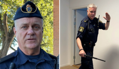 Anders Nilback är Sveriges äldsta nyexaminerade polis