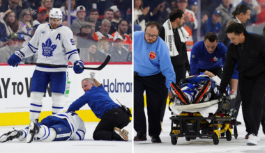 Otäcka bilder på Chris Tanev – ligger orörlig på isen | NHL