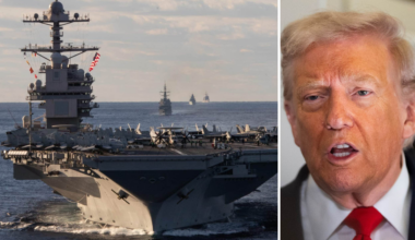 USA:s krigsfartyg och bombplan närmar sig Venezuela