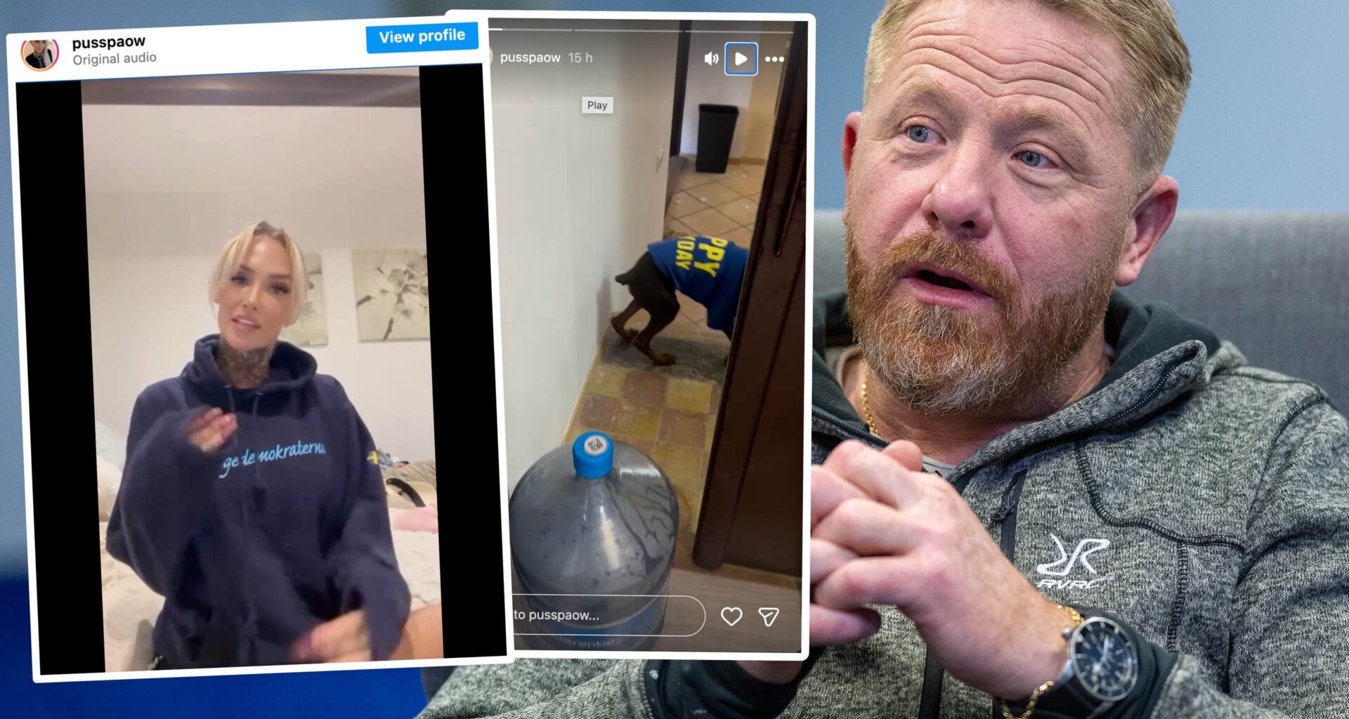 Kritiken mot Paows nya bild på hundvalpen – har kuperat svansen