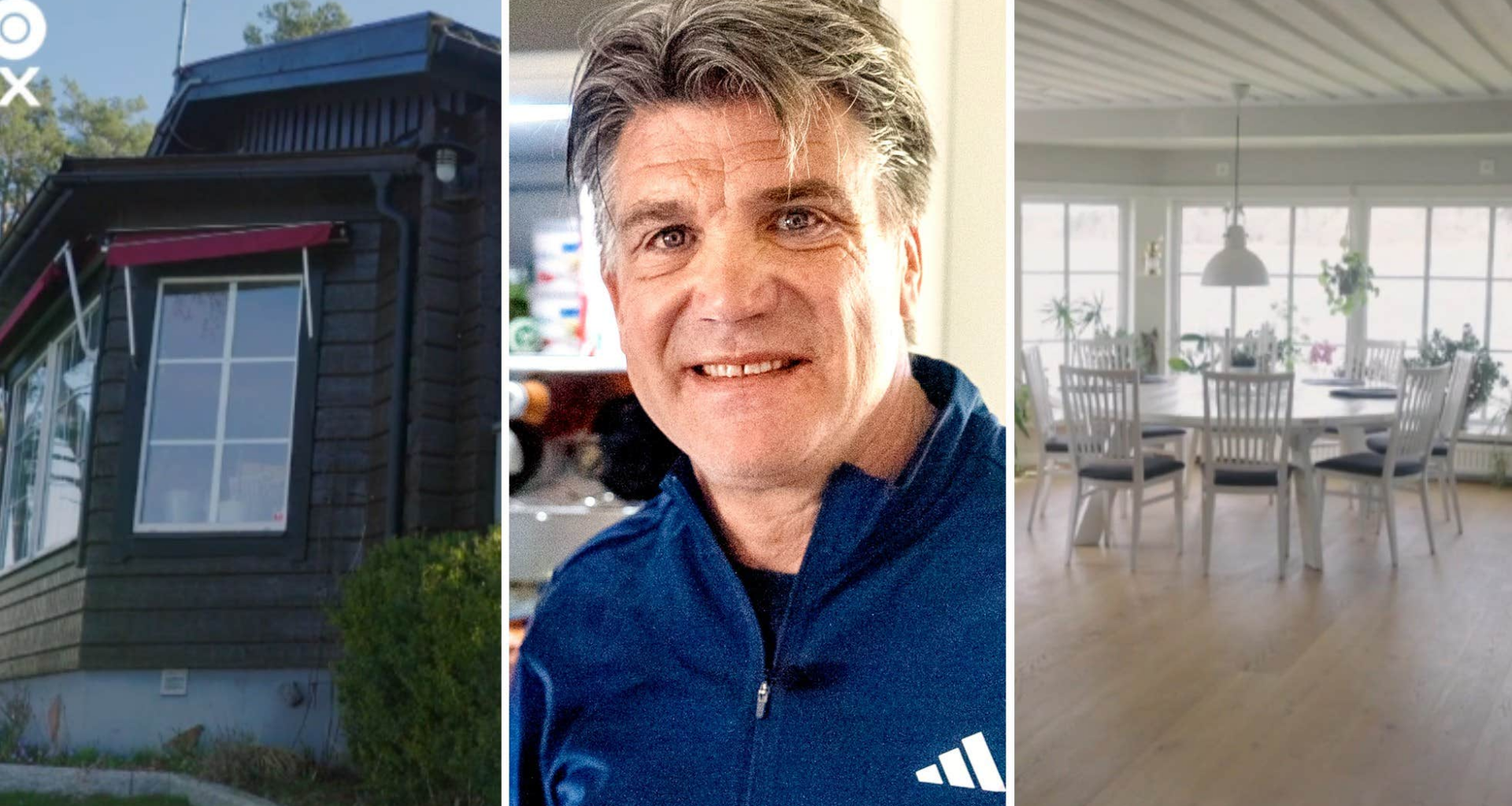 Bosse Andersson visar upp detaljerna i hemmet