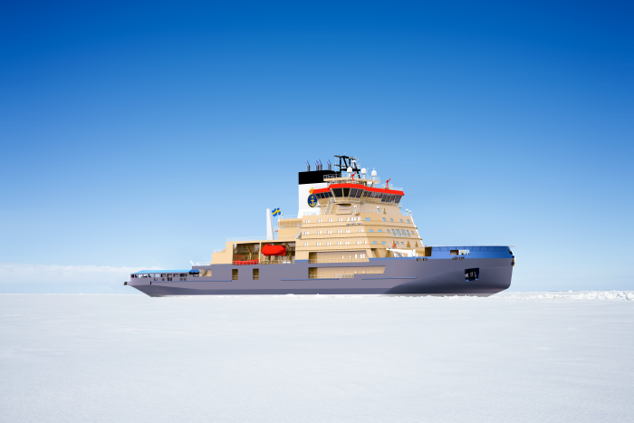 Sveriges nya isbrytare kan byggas i Sydkorea