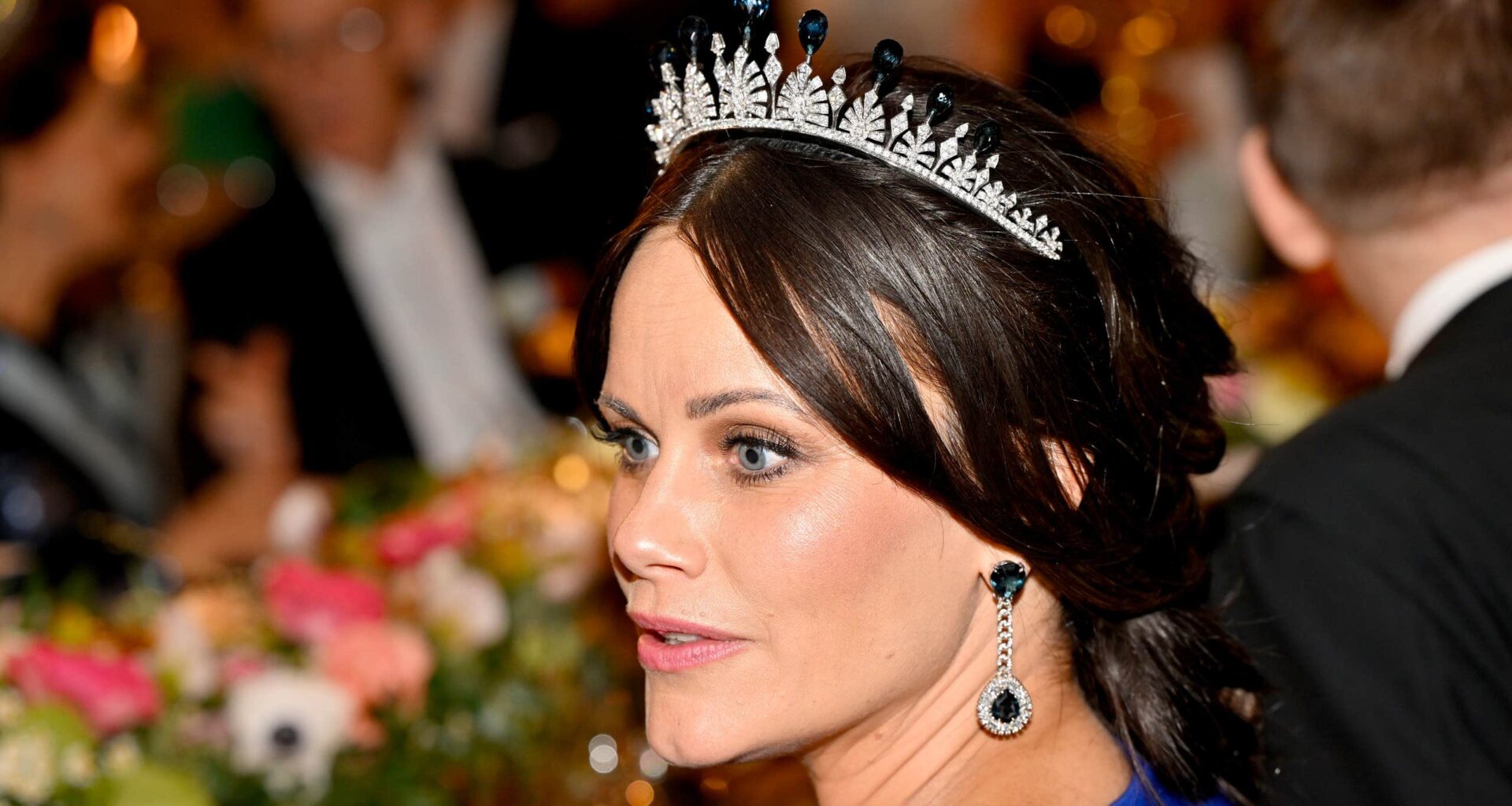 Prinsessan Sofia missar Nobelfesten i Blå hallen