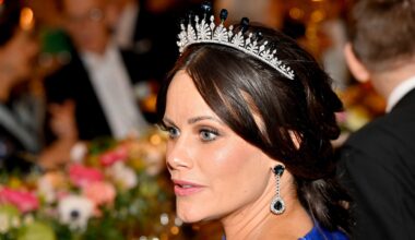 Prinsessan Sofia missar Nobelfesten i Blå hallen