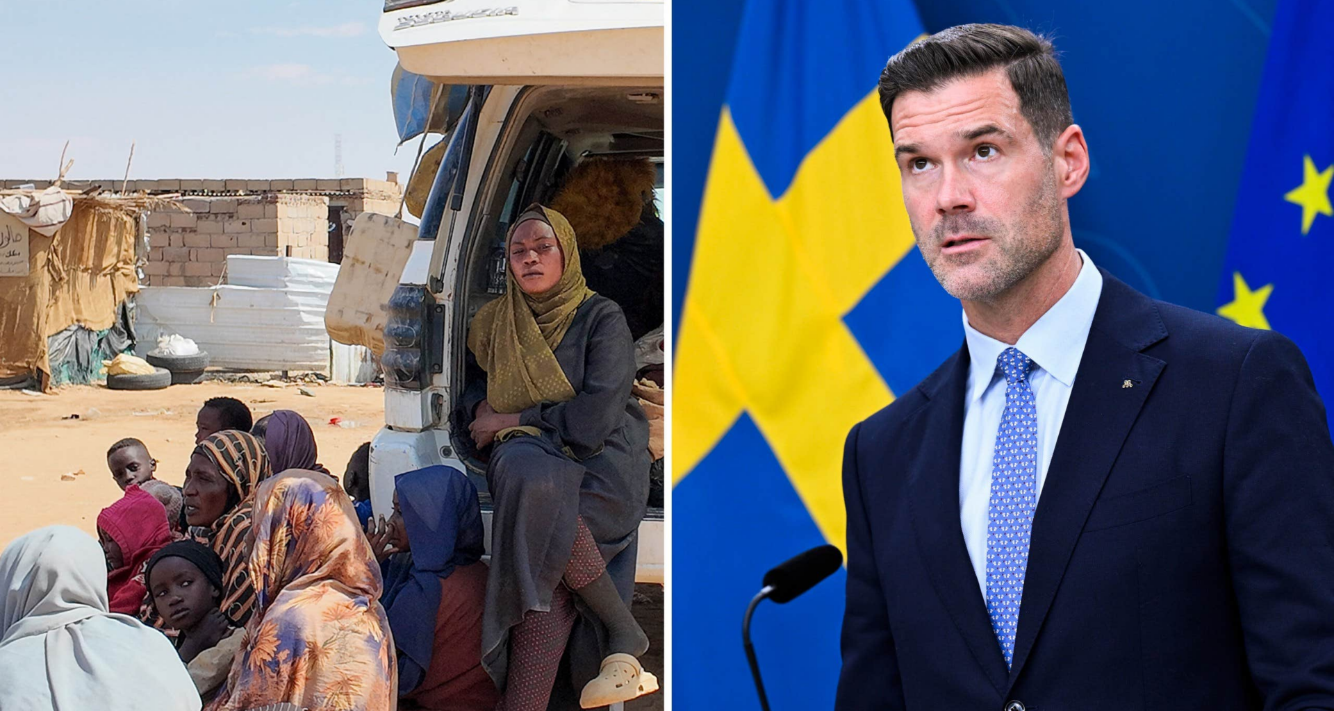 Miljoner på flykt i Sudan – Sverige tar inte emot fler asylsökande