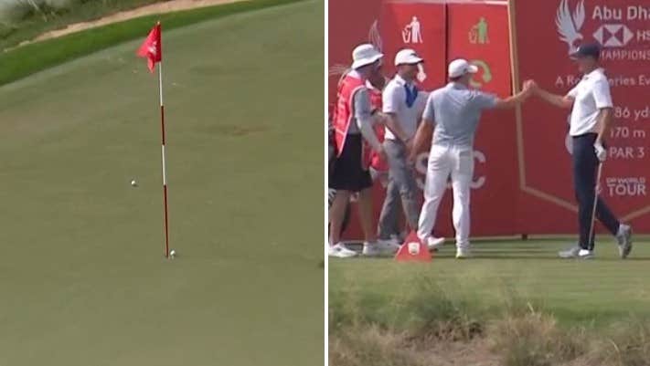 Ludvig Åberg gör hole-in-one | Golf