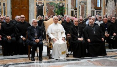 Påven talade om hopp och ansvar under audiens i Vatikanen