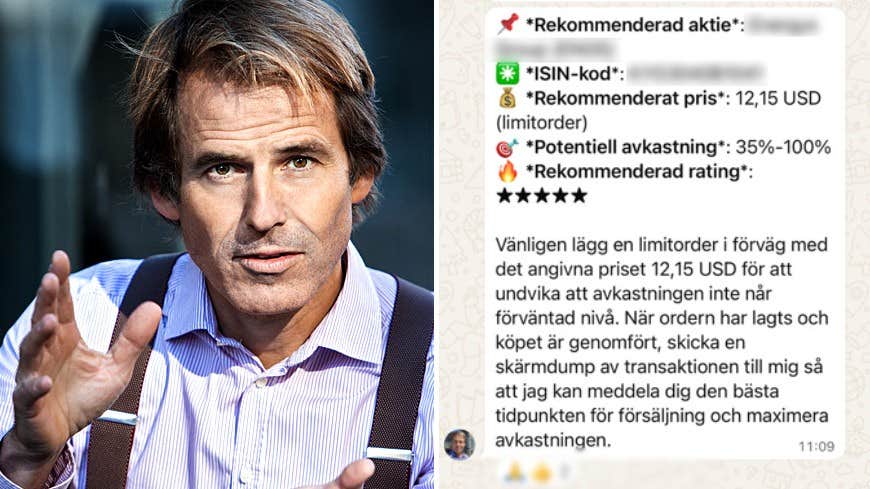 Claes Hemberg utnyttjas i nytt aktiebedrägeri