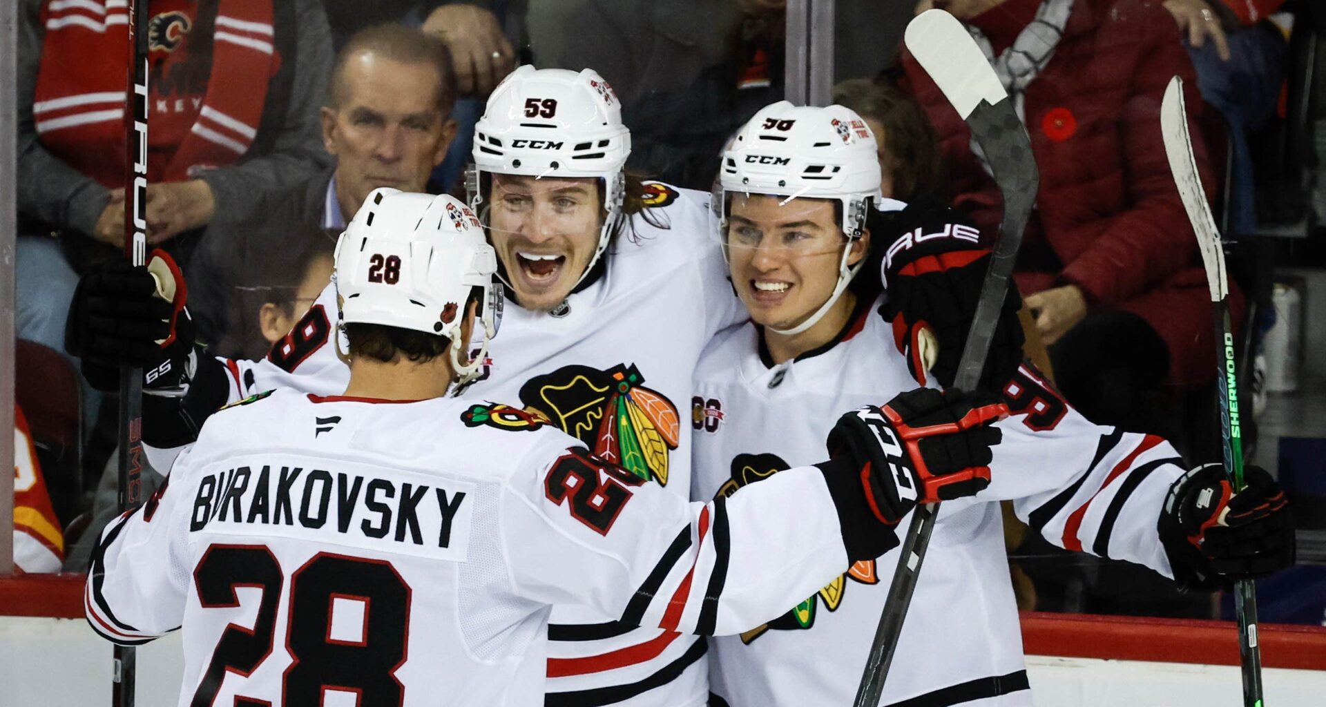 Andre Burakovsky målade när Chicago sänkte Calgary | NHL