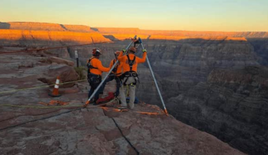 Man halkade på klippa i Grand Canyon – dog