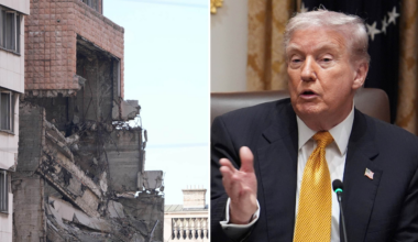 Serbiska ilskan –
landmärke rivs för
Trumps lyxbygge