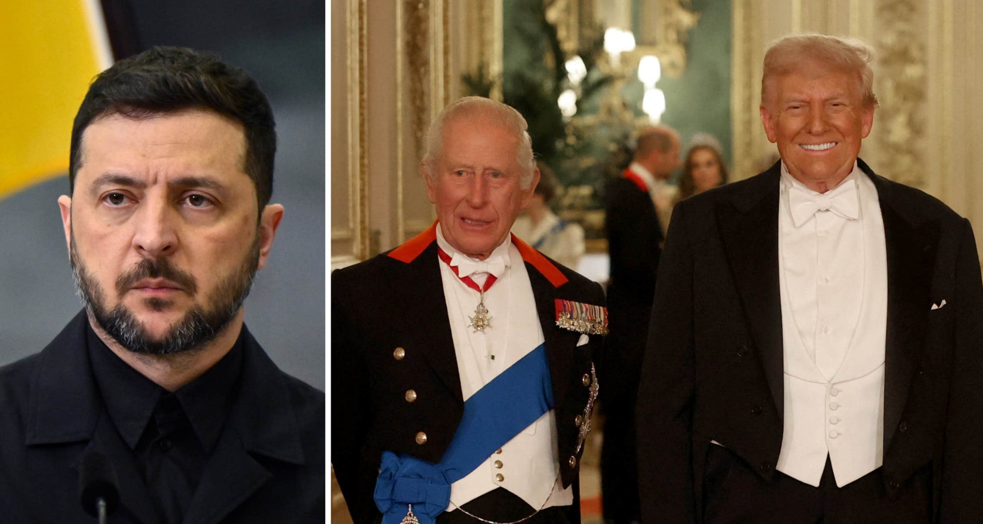 Zelenskyj om kung Charles roll i Trumps Ukraina-stöd