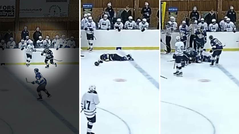 Överfallet i hockeytrean: ”Det var ren galenskap” | Hockey