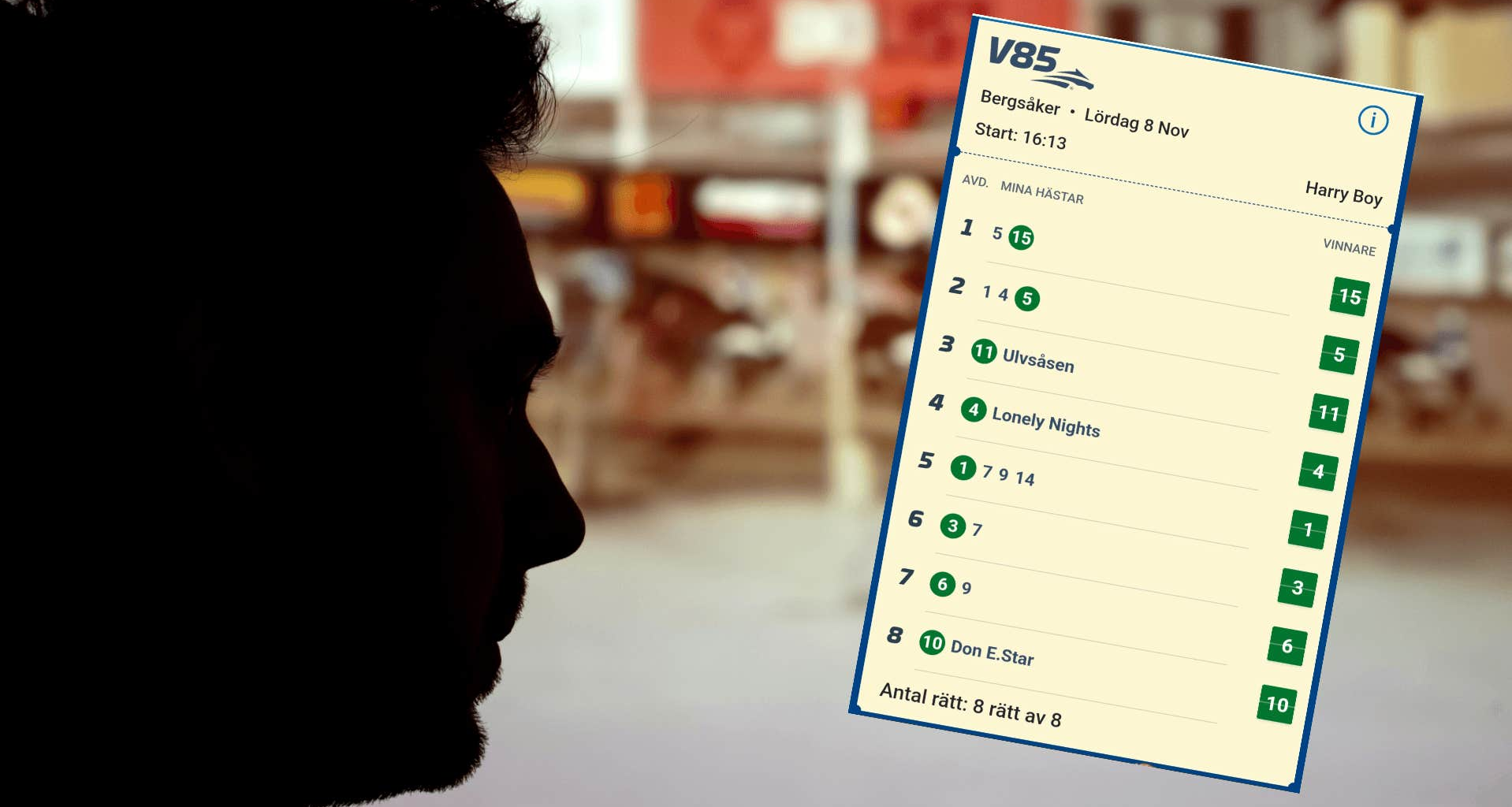 ”Jag trodde det var
något bedrägeri...” | Trav