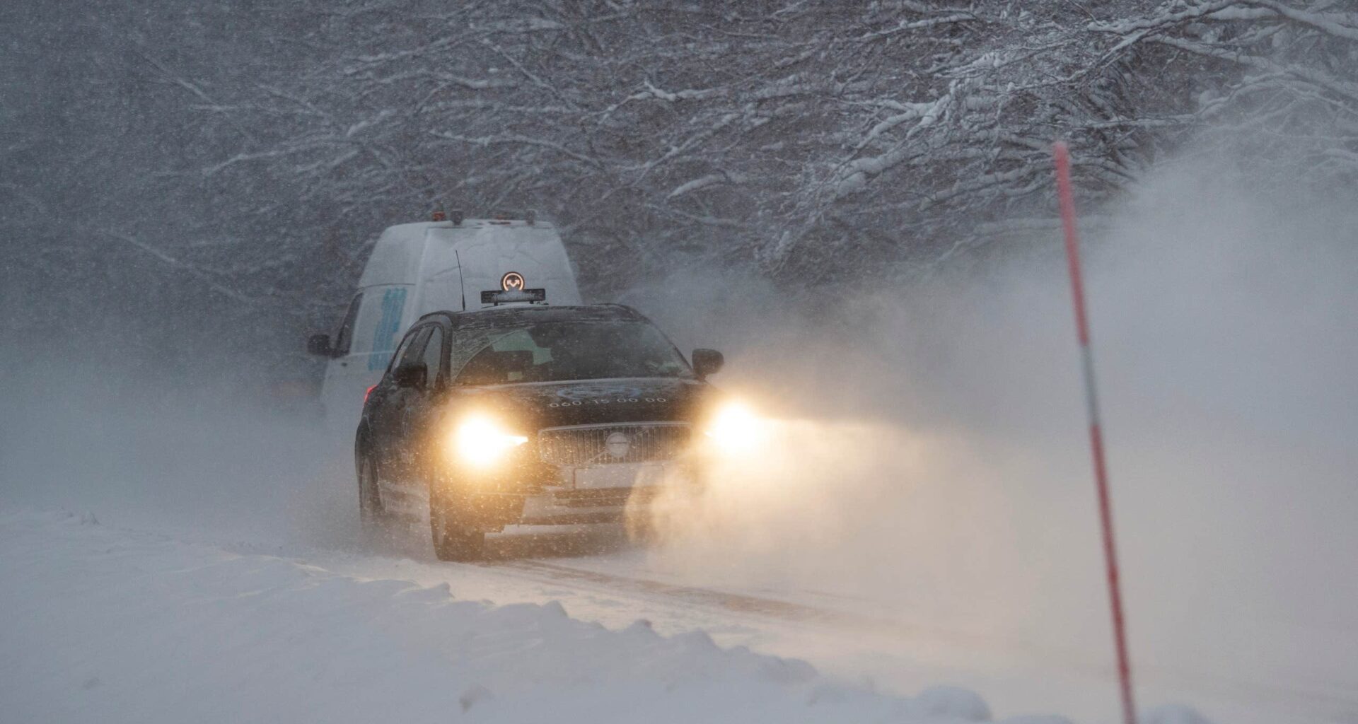 Polisens varning i snöröken: ”Ishalka”