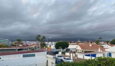 Stormen Claudia Kanarieöarna svenskar förbereder sig