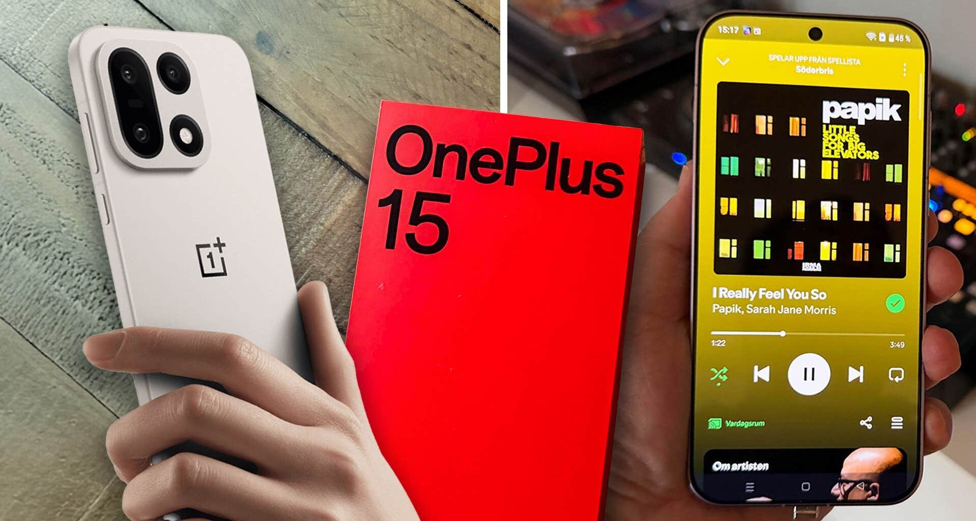 Oneplus 15 utmanar fortfarande – men har blivit snäppet tristare