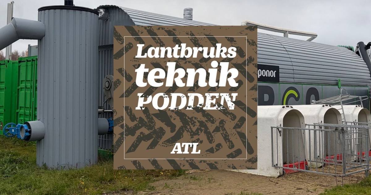 Ny podd: Lastburen biogasreaktor driver hela gården