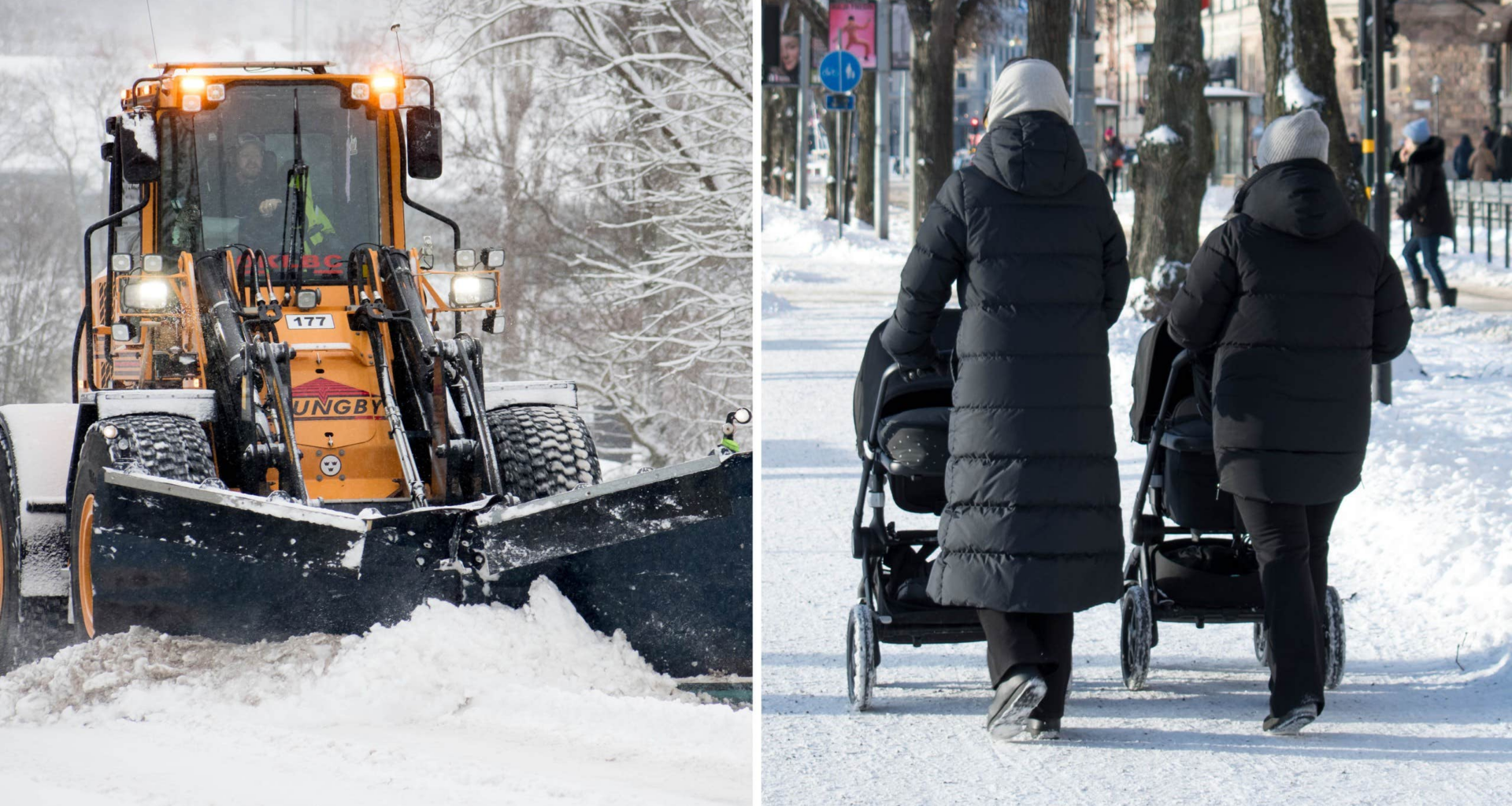 Gul varning för snö i Stockholmsområdet | Väder