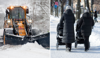 Gul varning för snö i Stockholmsområdet | Väder