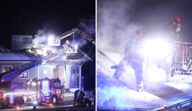 Brand på anrika restaurangen Villa Godthem i Stockholm