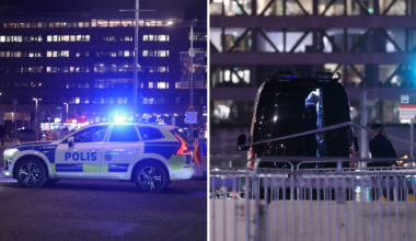 Bombman gripen på Stockholms central