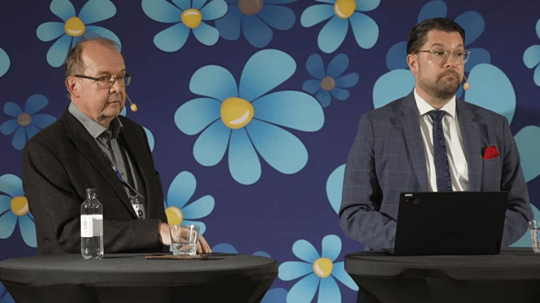 Jimmie Åkesson svarar
på interna kritiken i Sverigedemokraterna
