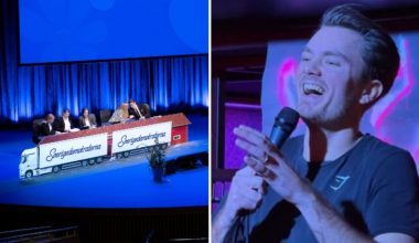 Viktor Klemming avbröts på SD:s scen: ”Ryckte mikrofonen”