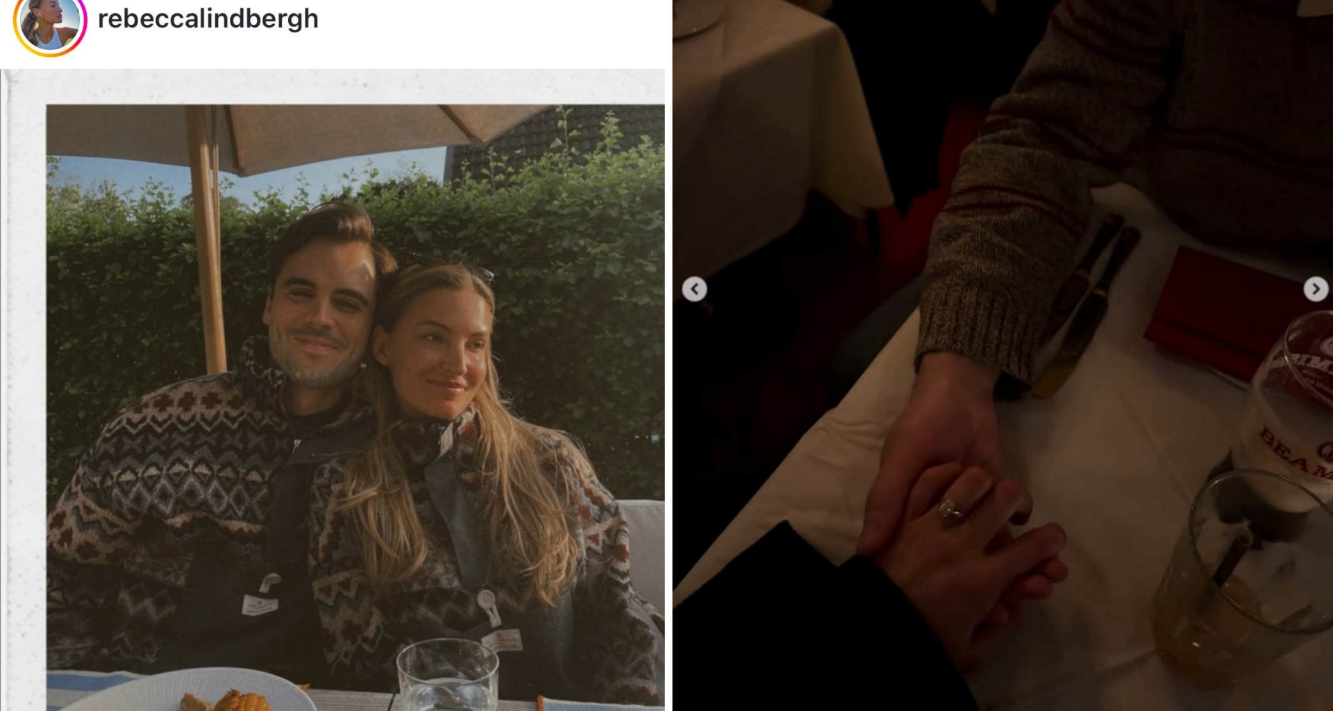 Phillipe Cohen och Rebecca Lindbergh har förlovat sig