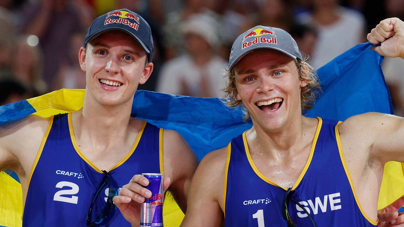 David Åhman och Jonatan Hellvig tar svenskt VM-guld | Sport