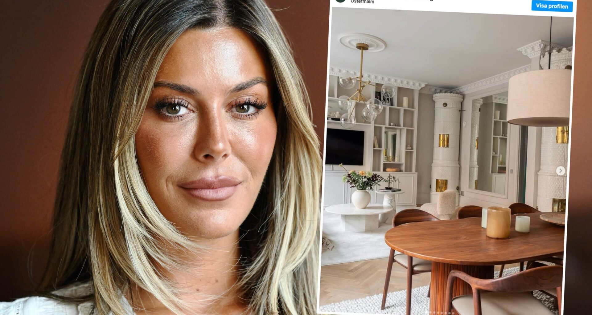 Bianca Ingrossos lägenhet på Östermalm till salu