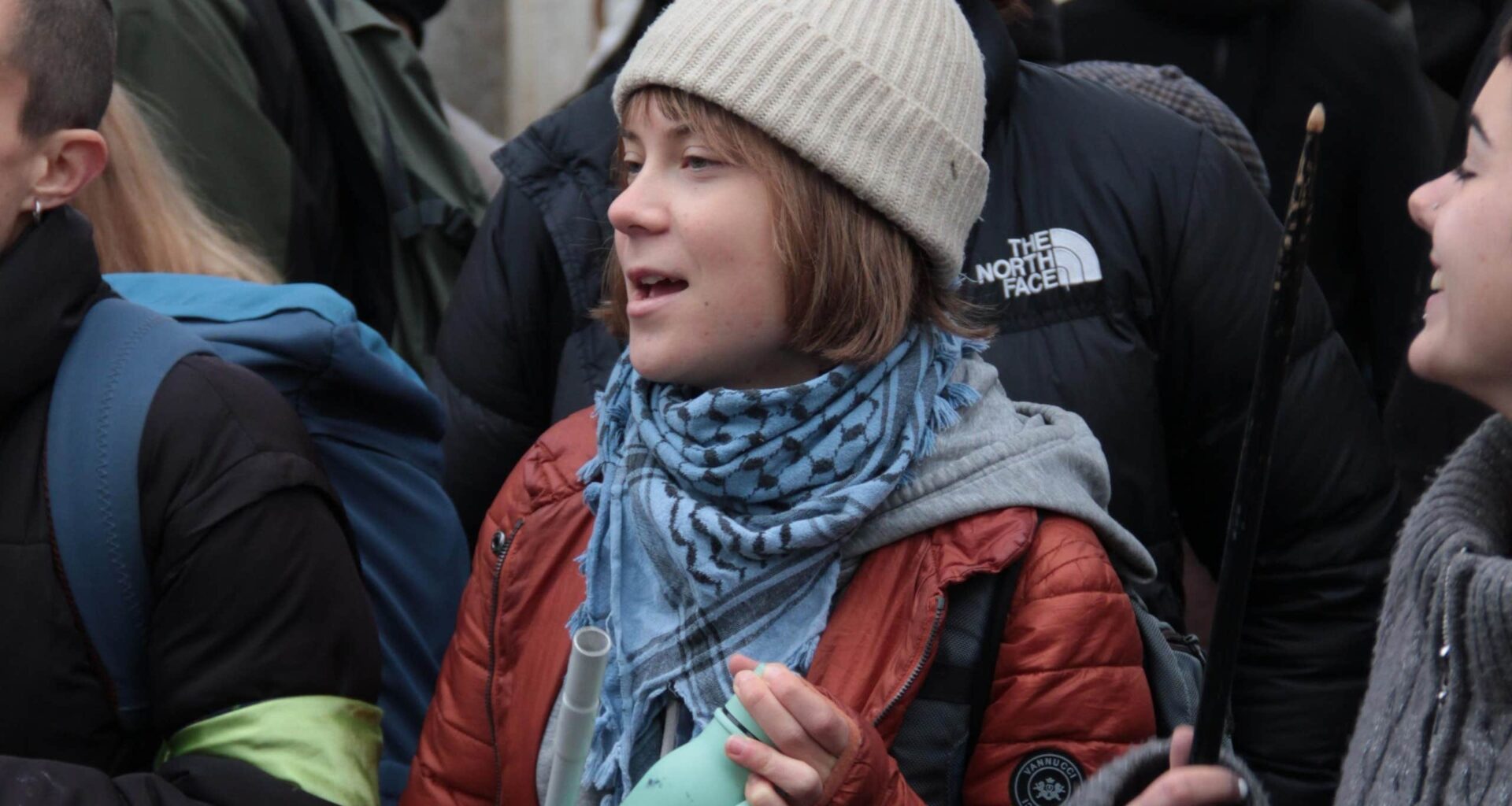 Greta Thunberg portad från Venedig