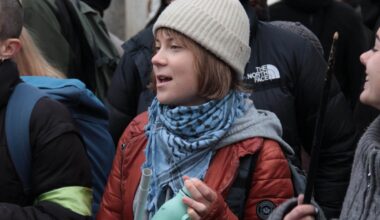 Greta Thunberg portad från Venedig