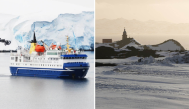 Svenskar blev strandsatta på ö i Antarktis