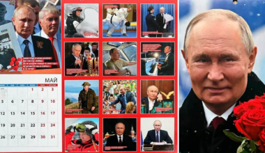Kalendern med Putin för 2026 är här