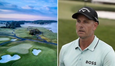 Man död i olycka – vid Henrik Stensons golfbana