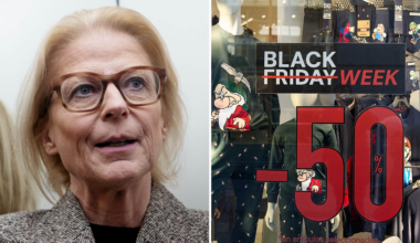 Elisabeth Svantesson (M) om fusket på Black friday: ”Bedrövligt”