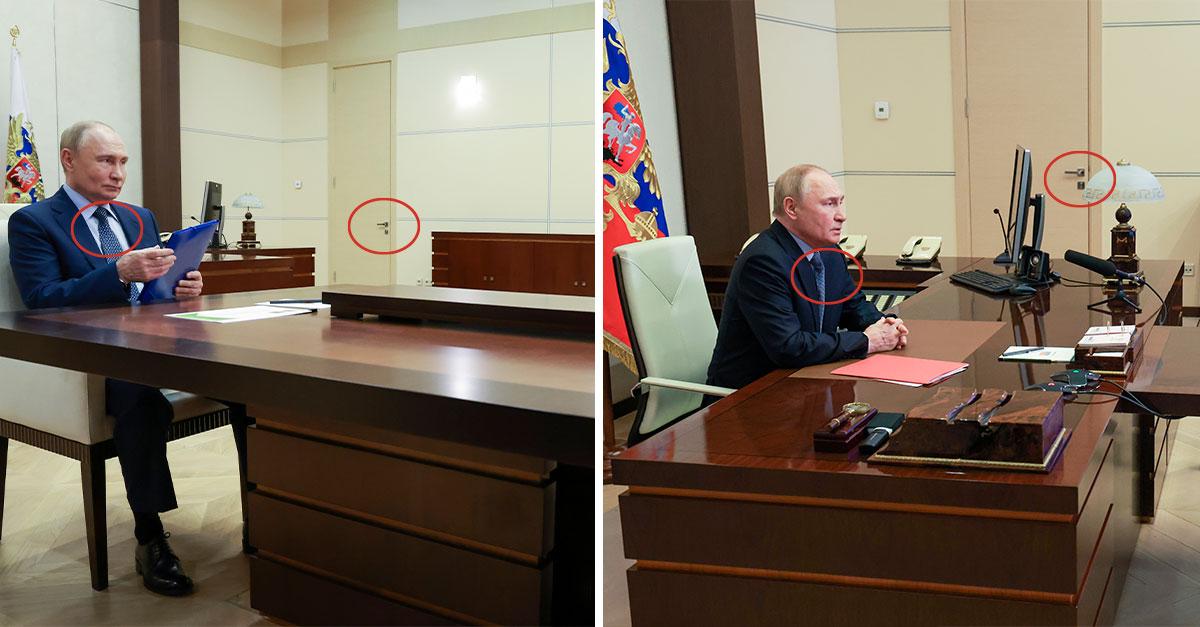 Putin har tre identiska kontor, enligt ny granskning