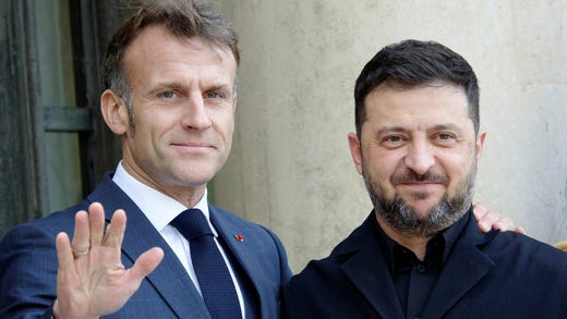 Ukraina och Frankrike undertecknade en avsiktsförklaring om att få 100 stridsflygplan av typen Dassault Rafale.