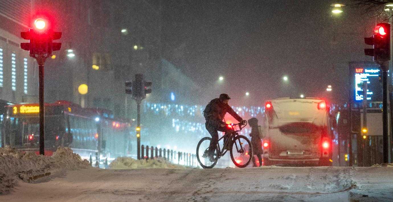 Snöblandat regn på ingång: ”Kommer vara blött”