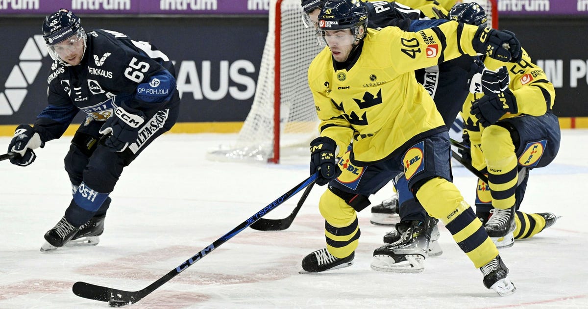 Sverige vann rivalmötet med Finland i Euro hockey tour