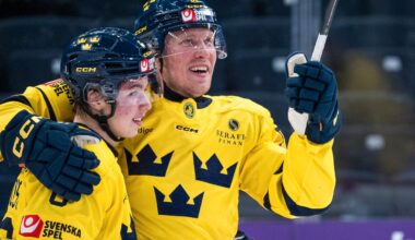 Storseger för Tre Kronor – gjorde åtta mål på Schweiz